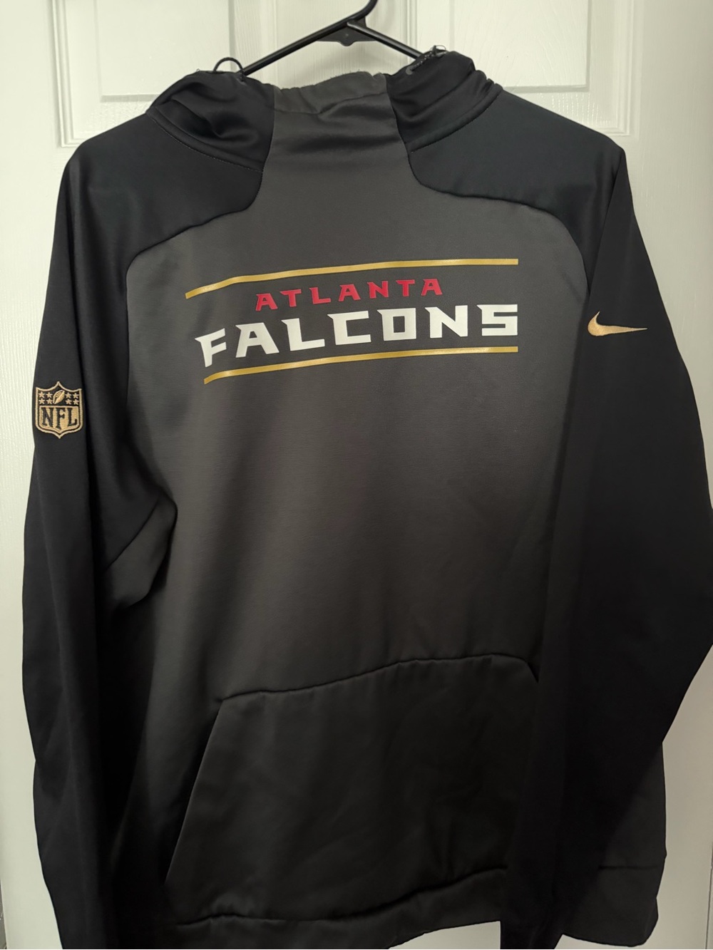 Nike Atlanta Falcons Black and Gold Crewneck Hoodie